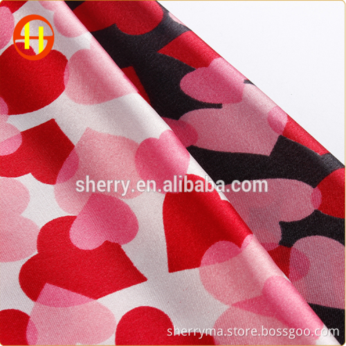 wholesale garment floral printed satin fabric